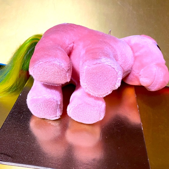 MY LITTLE PONY G1 VTG 1984 ORIGINAL HASBRO SOFTIES PARASOL RAINBOW PONY PLUSH - Picture 13 of 15